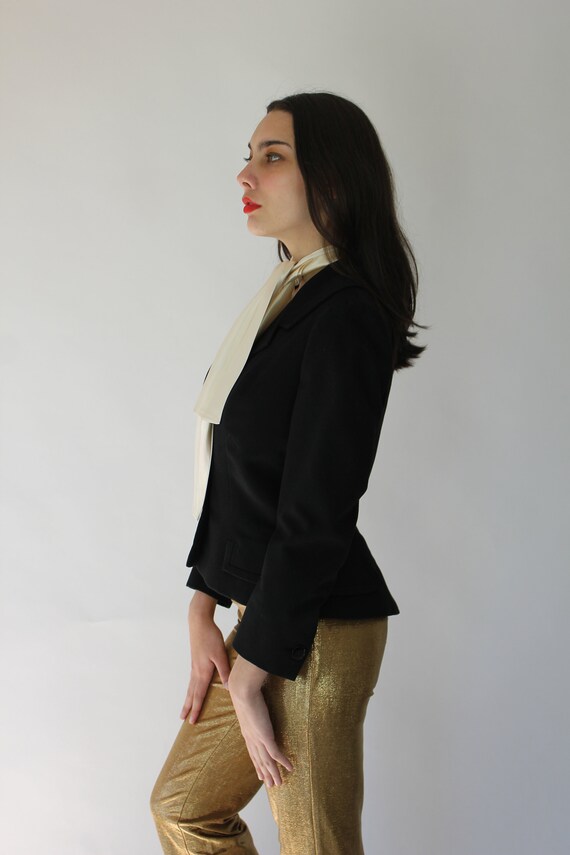 Vintage 40s I. Magnin Cropped Cashmere and Silk B… - image 6