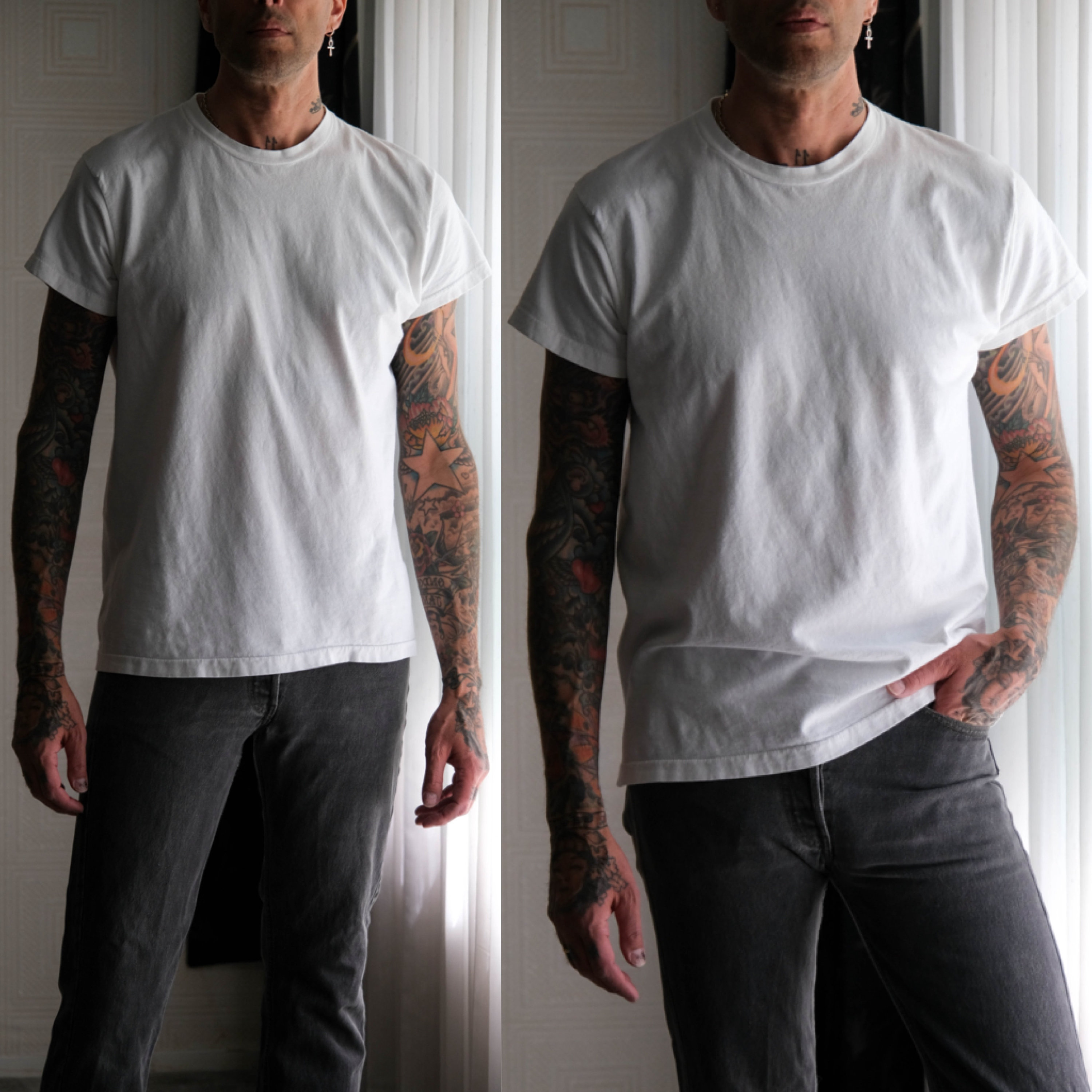 Vintage 80s BVD Blank White Single Stitch Tee Shirt | Made in USA