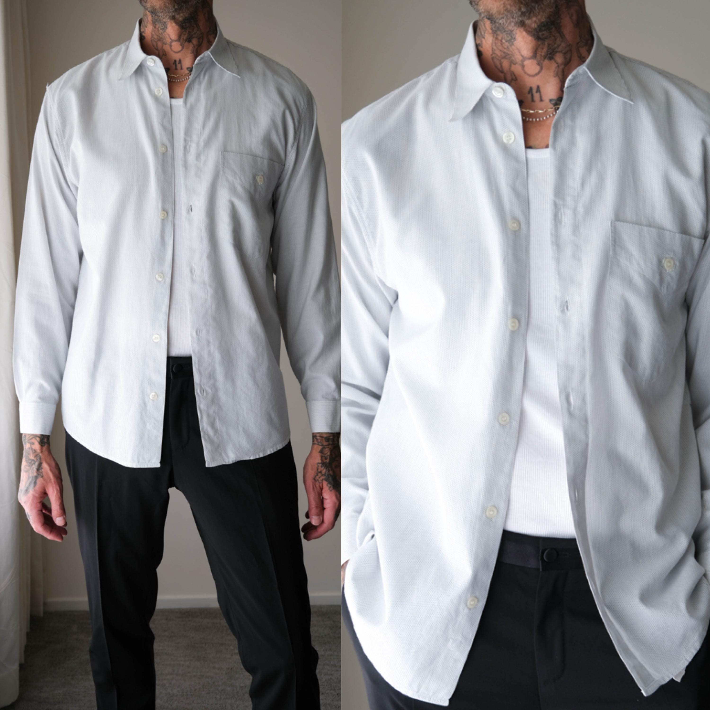 80's Armani Shirt - Etsy