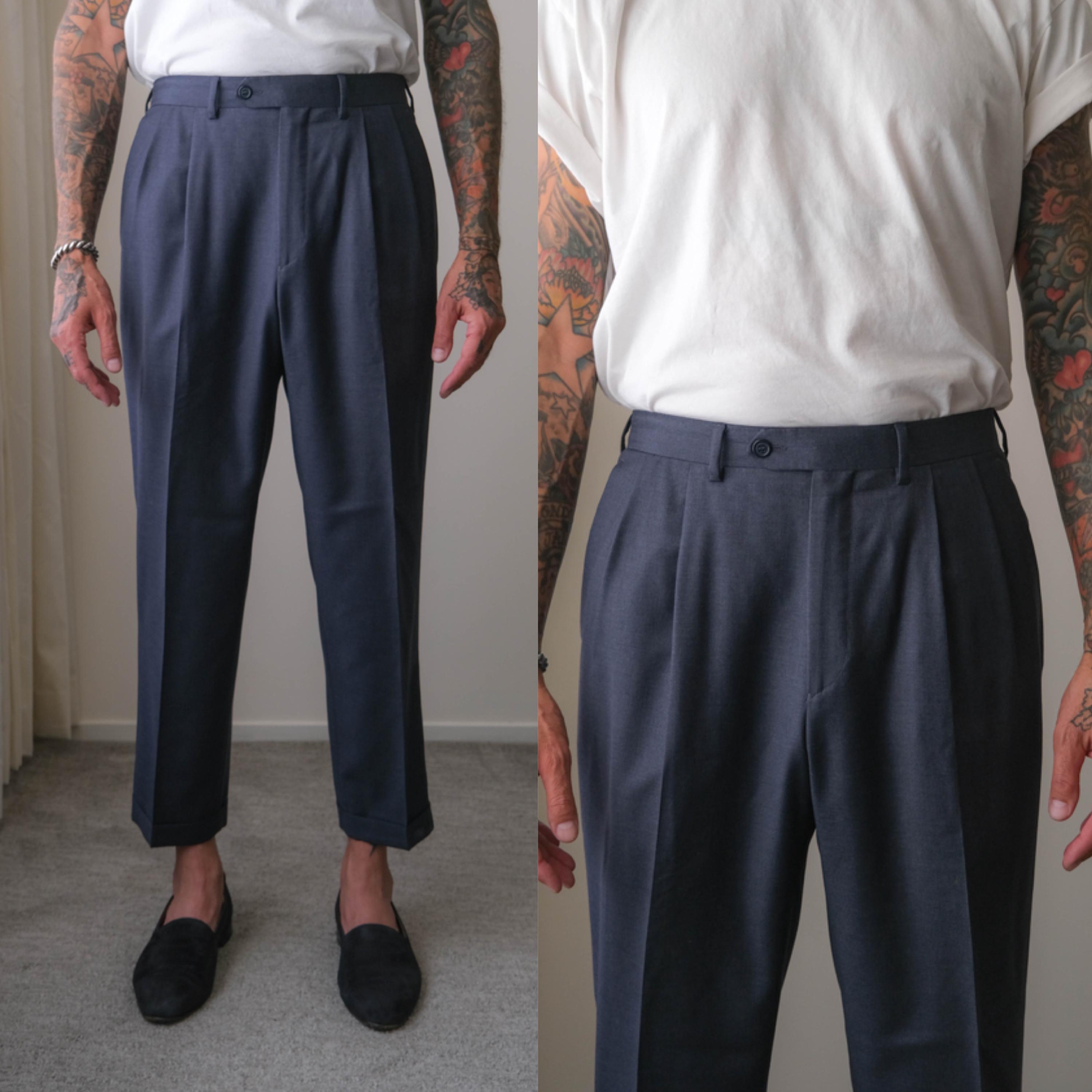 Vintage Valentino Wool Trousers - Etsy