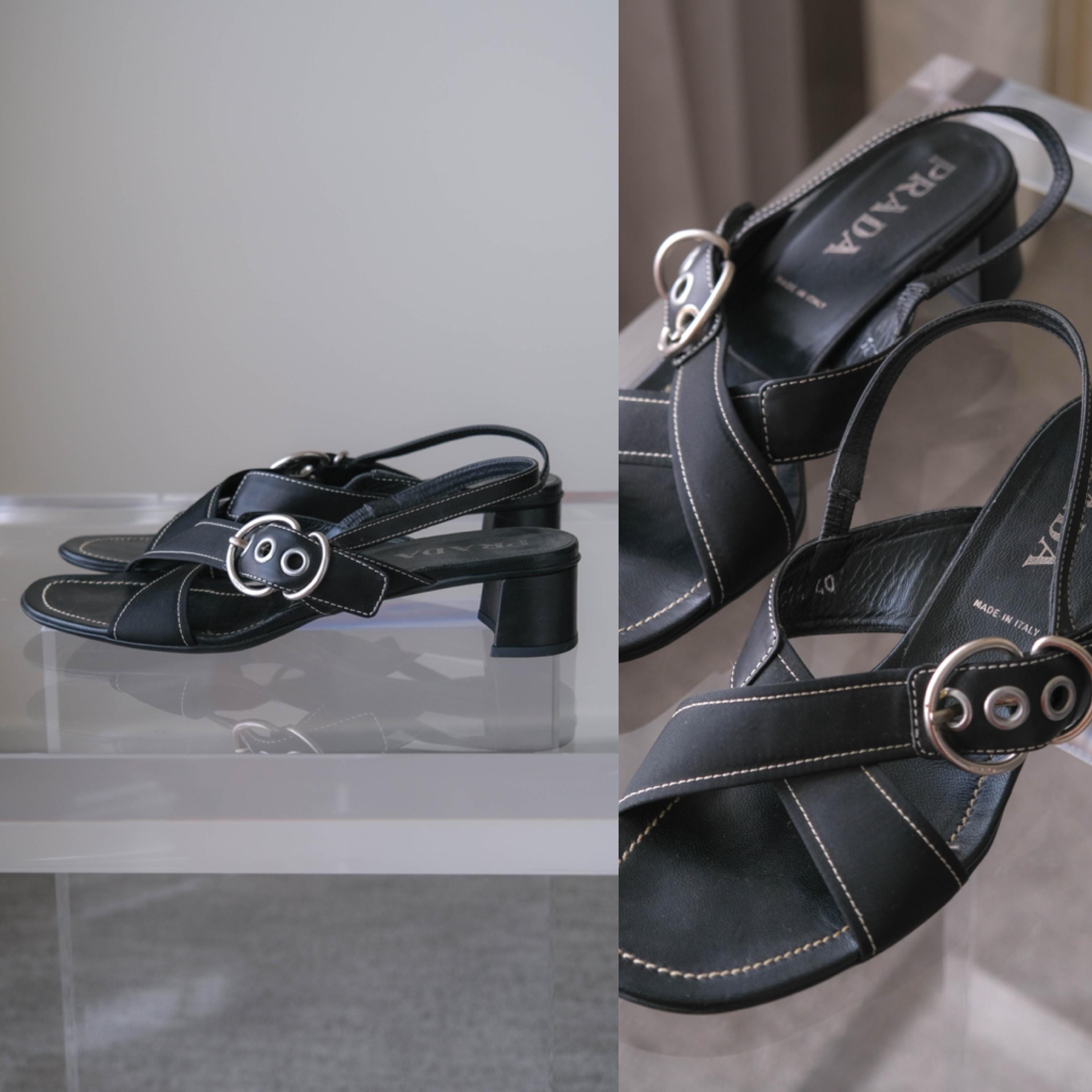 Vintage Prada Mule - Etsy