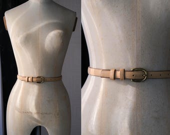 Vintage 70s ROBERTA DI CAMERINO Gold Chain Belt W/ Hanging R  display picture 2