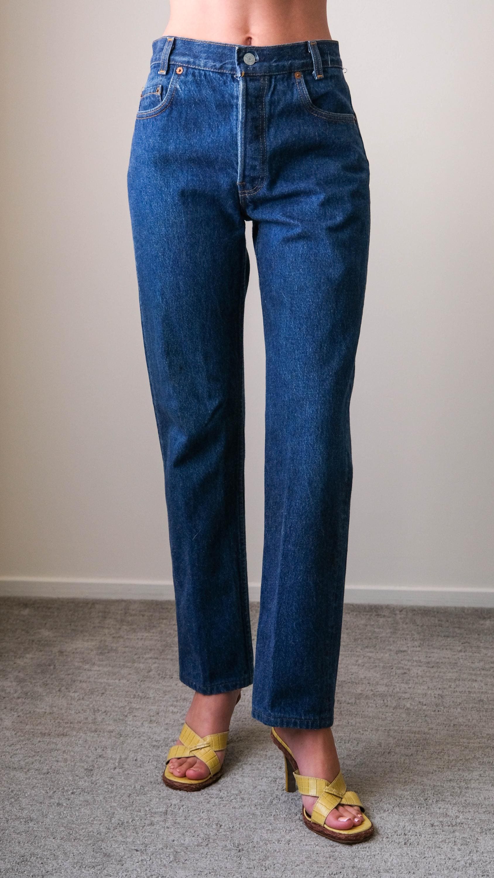 ヴィンテージ 80年代 LEVIS 701 ボタンフライ インディゴウォッシュ