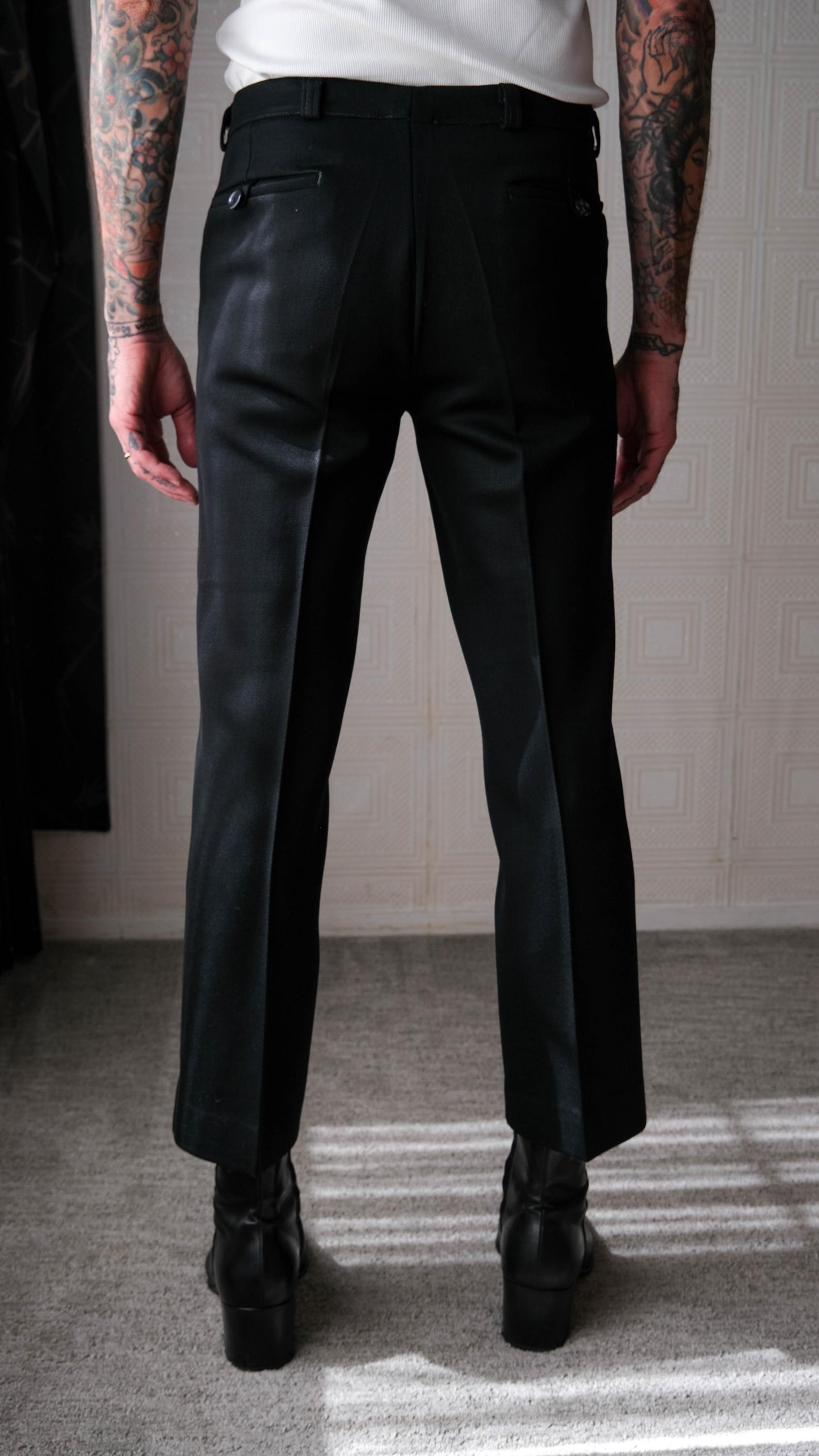 Vintage 20s Formbestandig German Gabardine Pants W/ Round Talon