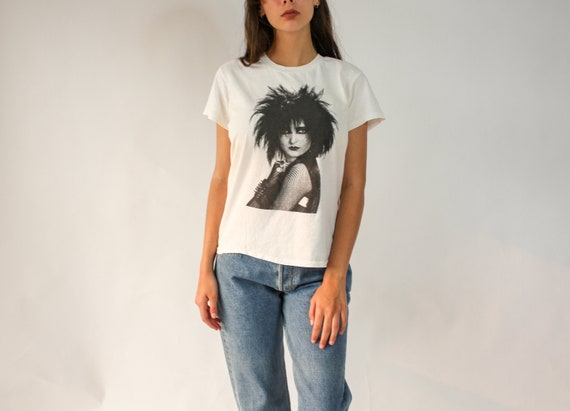 Vintage 80s Siouxsie Sioux Single Stitch Bootleg T