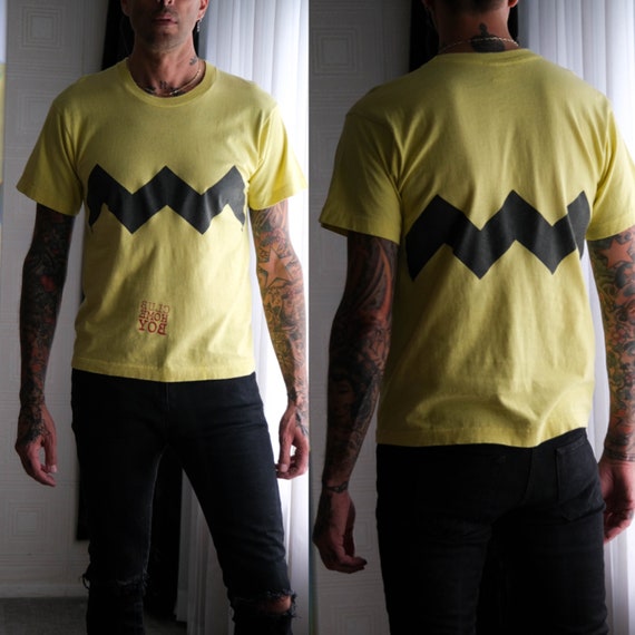 Vintage 90s Club Homeboy Charlie Brown Single Stitch Skater Tee 