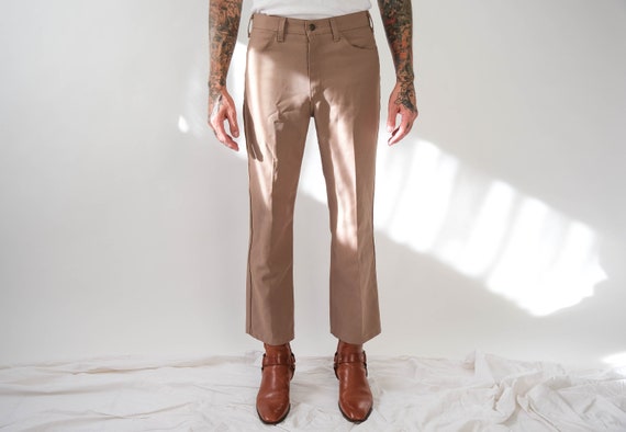 Tan hotsell bootcut pants