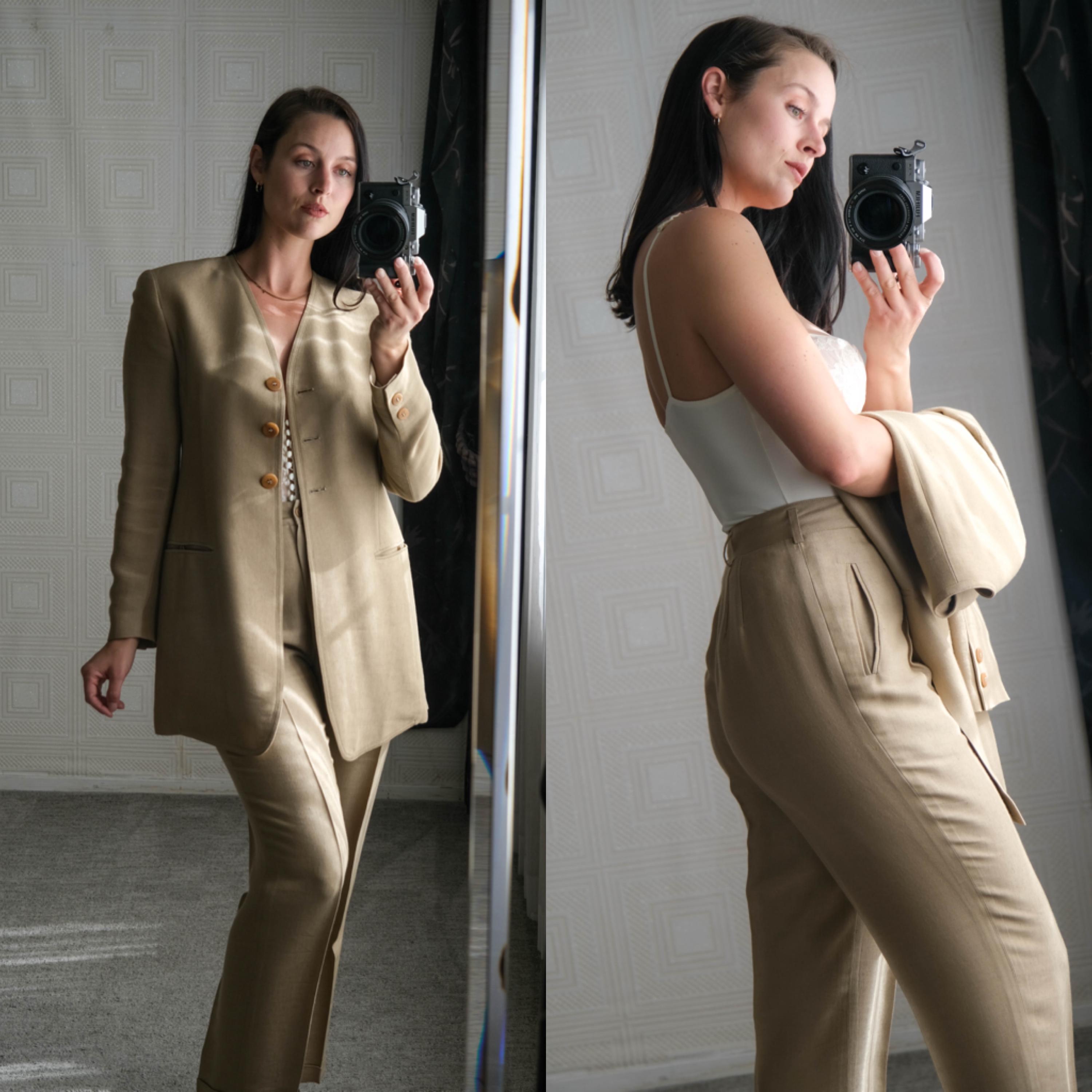 90s DONNAKARAN スウェード レザー ノーカラージャケット il_fullxfull.7407261211_6lvv.jpg