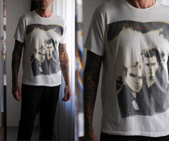 Vintage 80s Duran Duran Strange Behavior 1987 Tour Tee Shirt | New Wave | Single Stitch, Paper Thin | 1980s Duran Duran Paper Thin T-Shirt