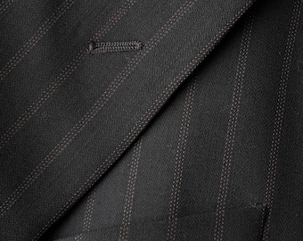 〔Vintage〕90s Black navy Simple suit デカ襟 Vintage〕90s Black navy Simple suit デカ襟 - メルカリ