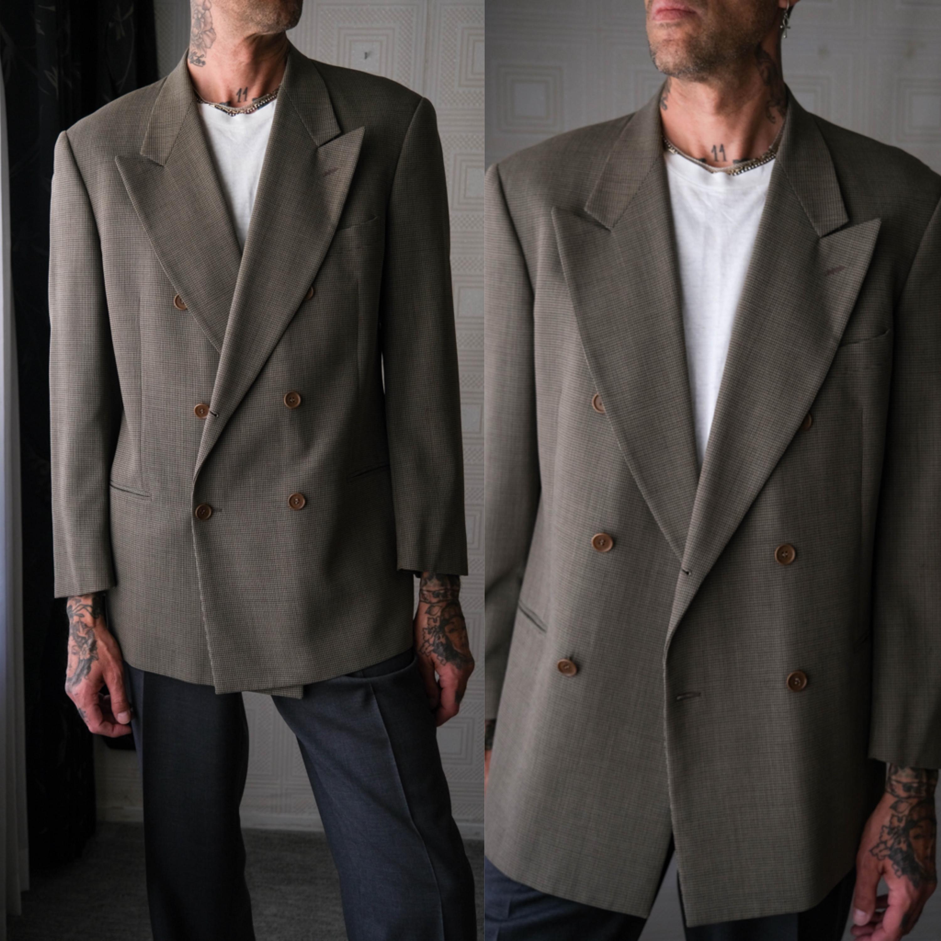 イタリア製　90s VALENTINO テーラードジャケット　ヴィンテージ u4765-1.jpg