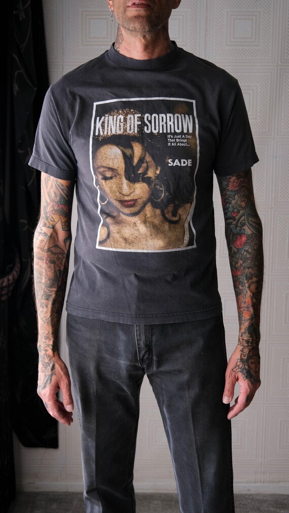 Vintage SADE 2001 King of Sorrow Alstyle Double Stitch Black