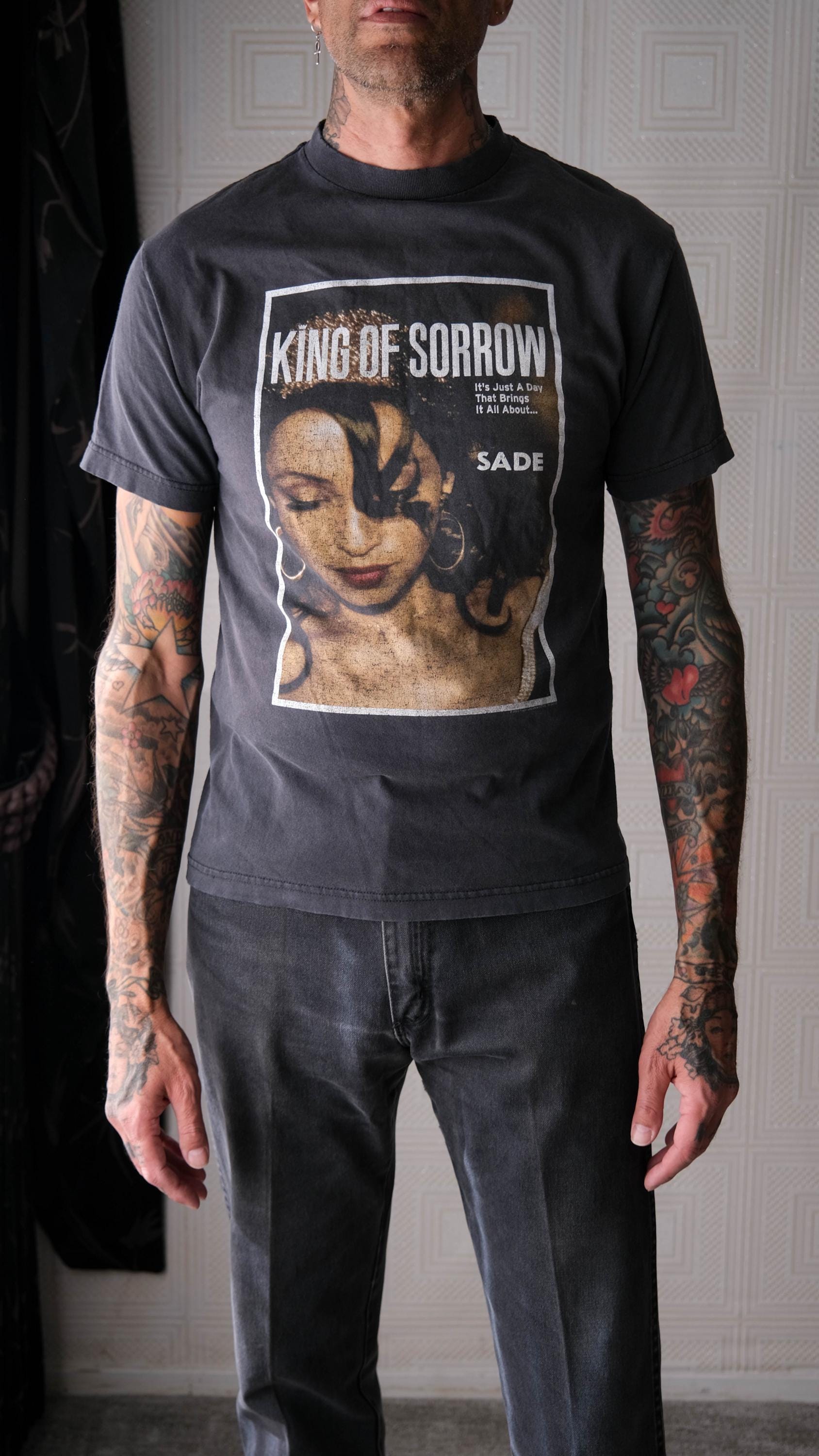 Vintage SADE 2001 King of Sorrow Alstyle Double Stitch Black