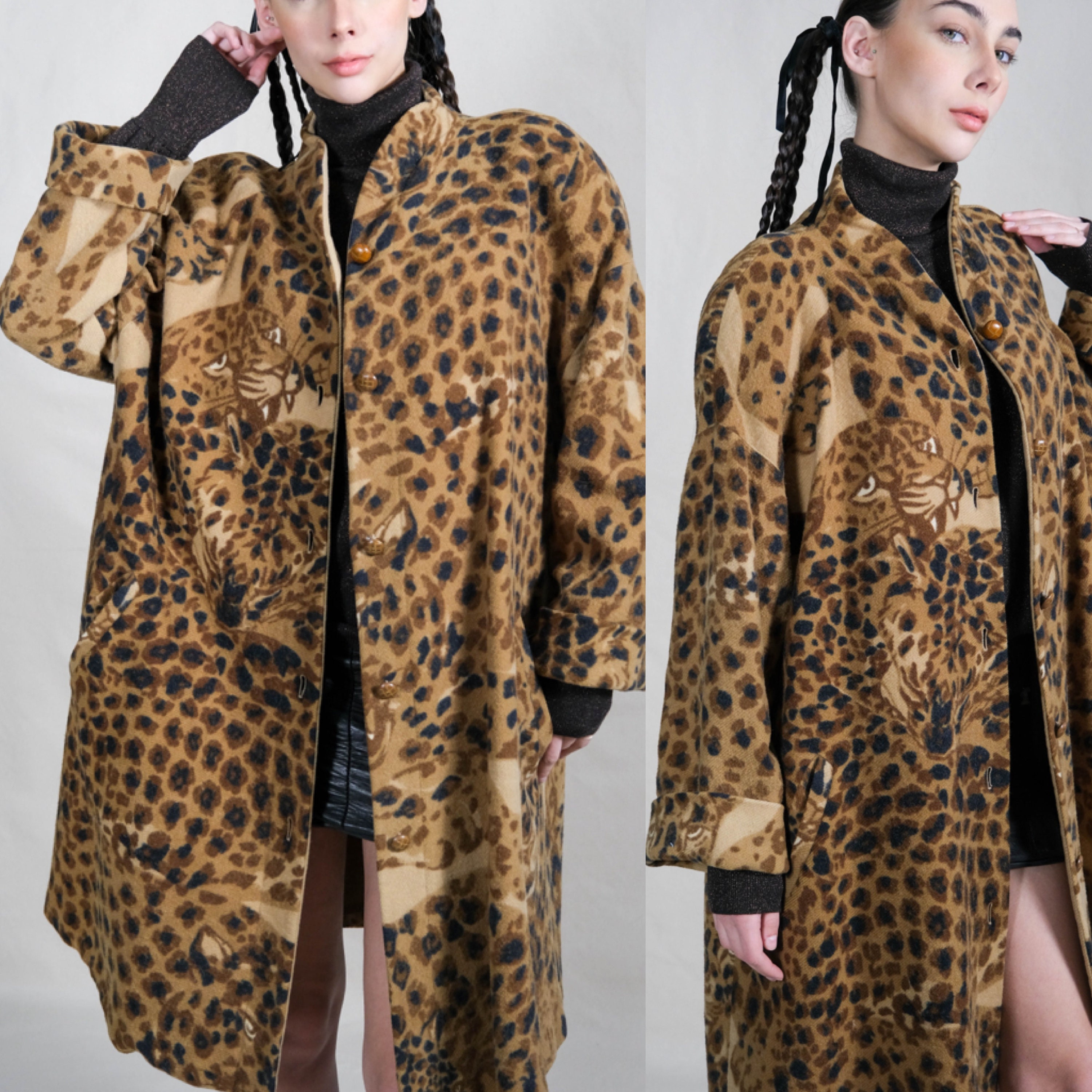 Prada Leopard Coat - Etsy