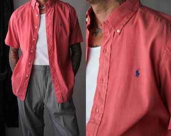 POLO Ralph Lauren Vintage Dungaree Workshirt Chambray Shirt | 100