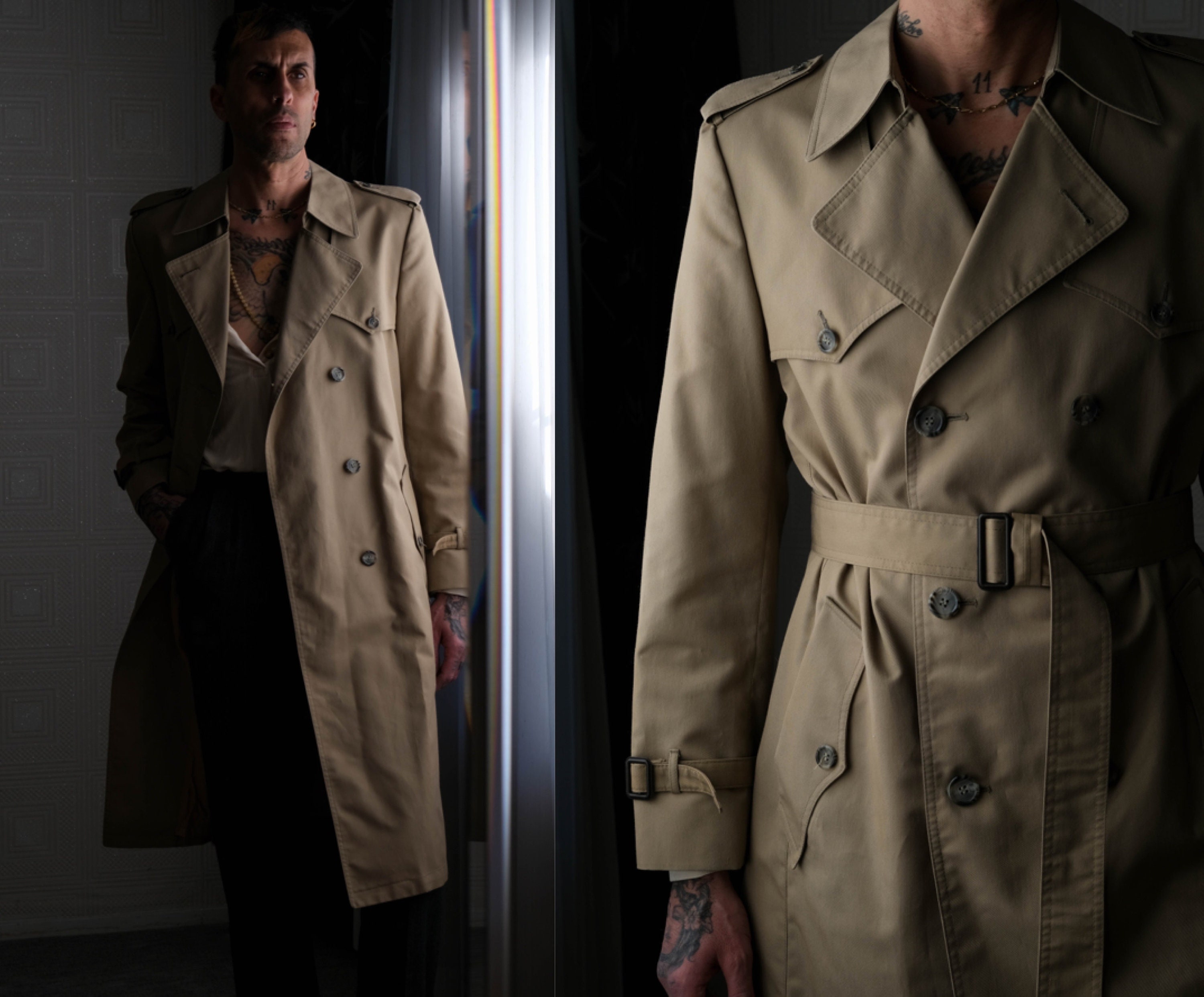 Dior, Jackets & Coats, Vintage Christian Dior Trench Coat From Christian  Diors Monsieur Line