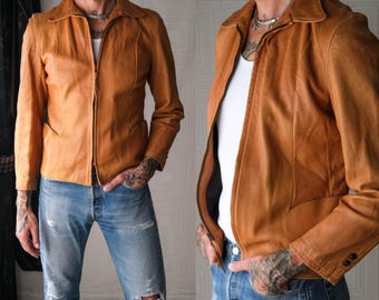 ヴィンテージ 40年代 W.B. Place & Co. タンディアスキンレザー