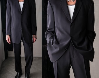 Vintage 90s GIORGIO ARMANI A Milano Borgonuovo 21 Charcoal