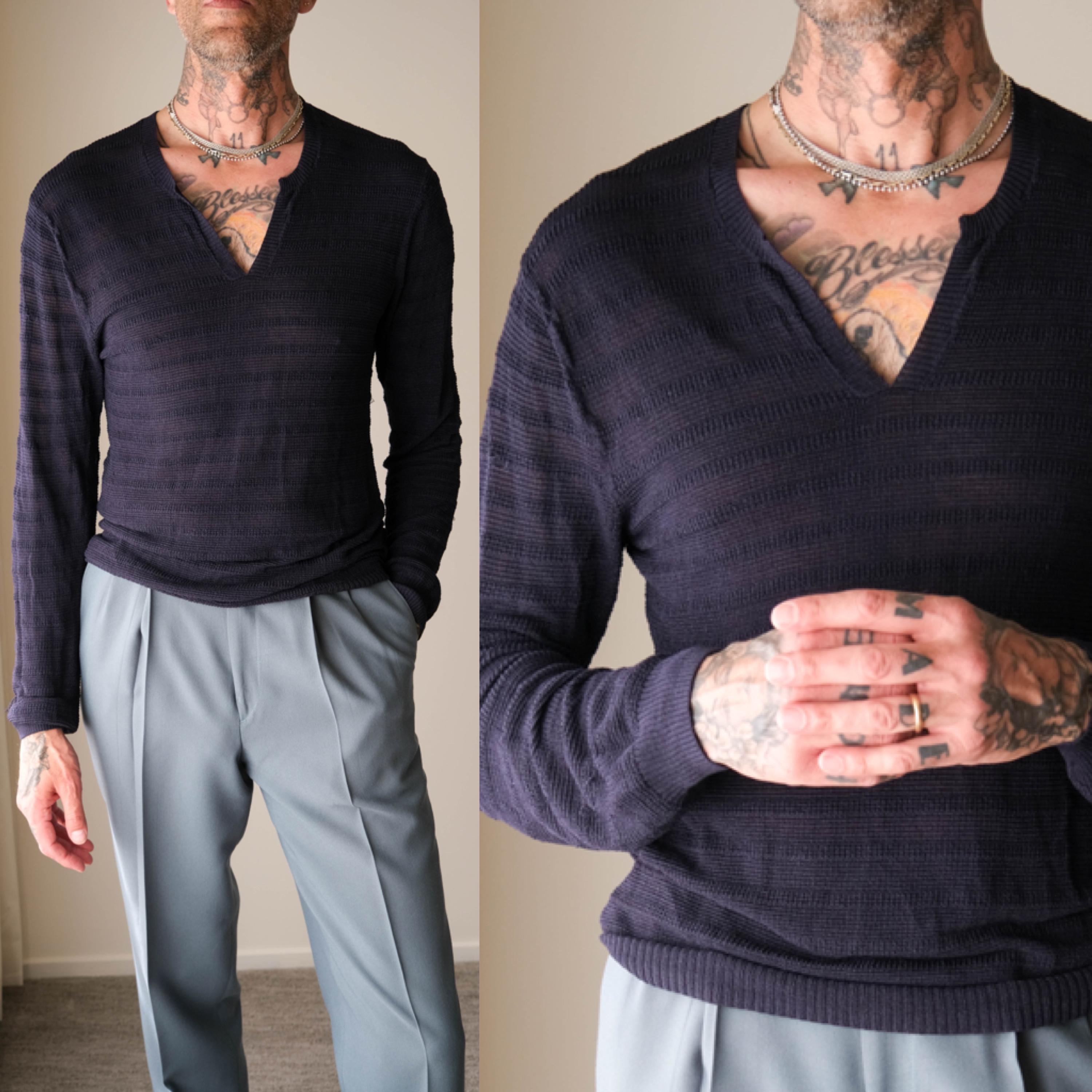 Vintage Armani Sweater 90s - Etsy