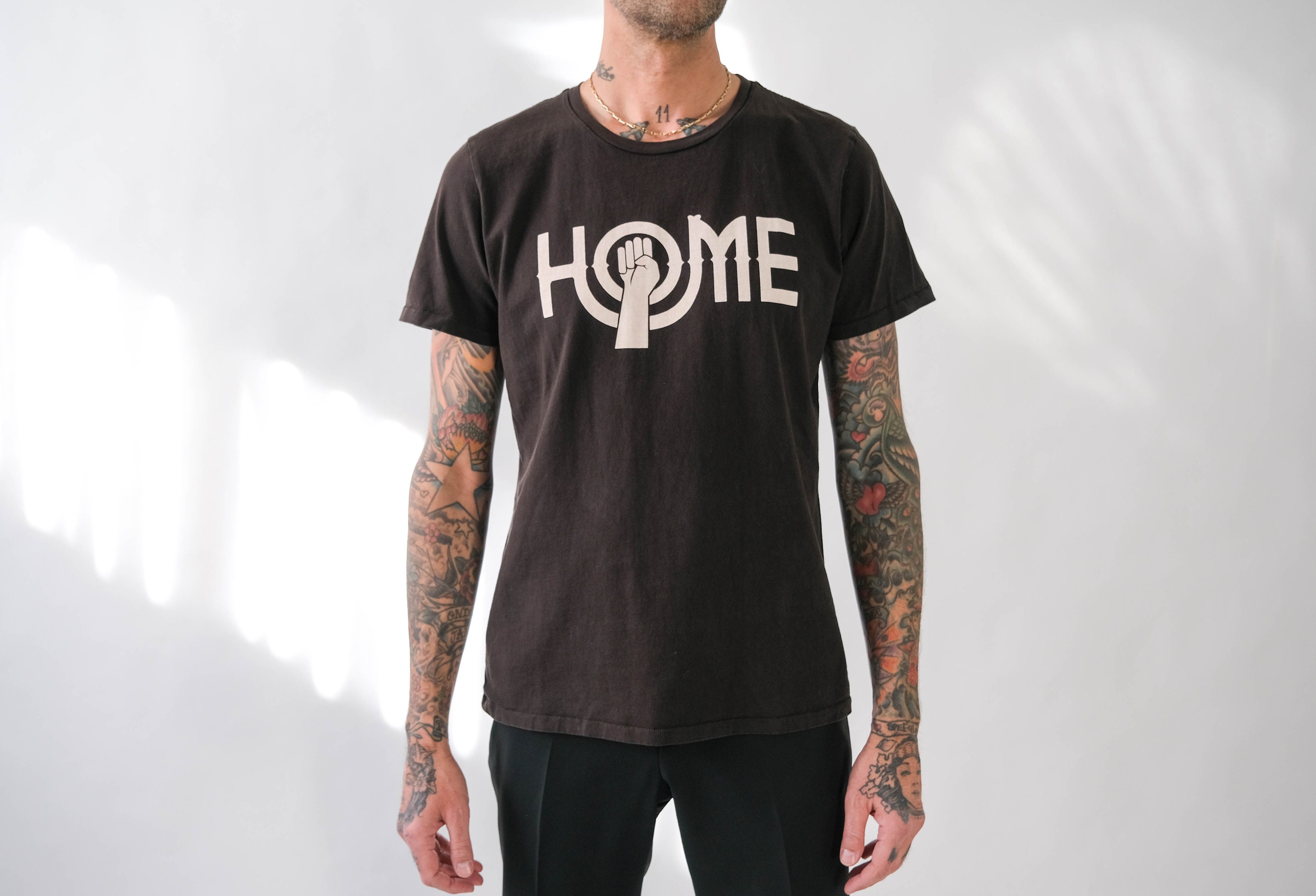 HOME 1969 John Lennon Solidarity Vintage Washed Single