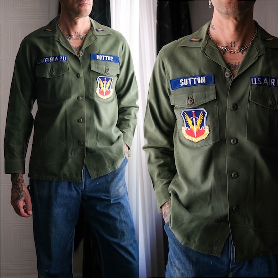 米空軍ベトナム戦争ユーティリティシャツコットン製希少品 米空軍ベトナム戦争ユーティリティシャツコットン製希少品