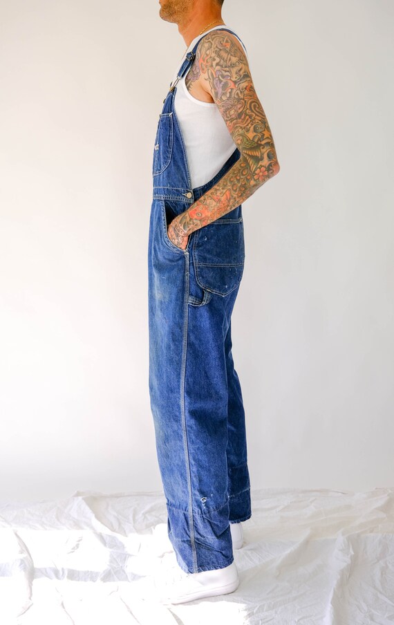 Vintage 40s 50s LEE Jelt Denim Sanforized Distres… - image 6