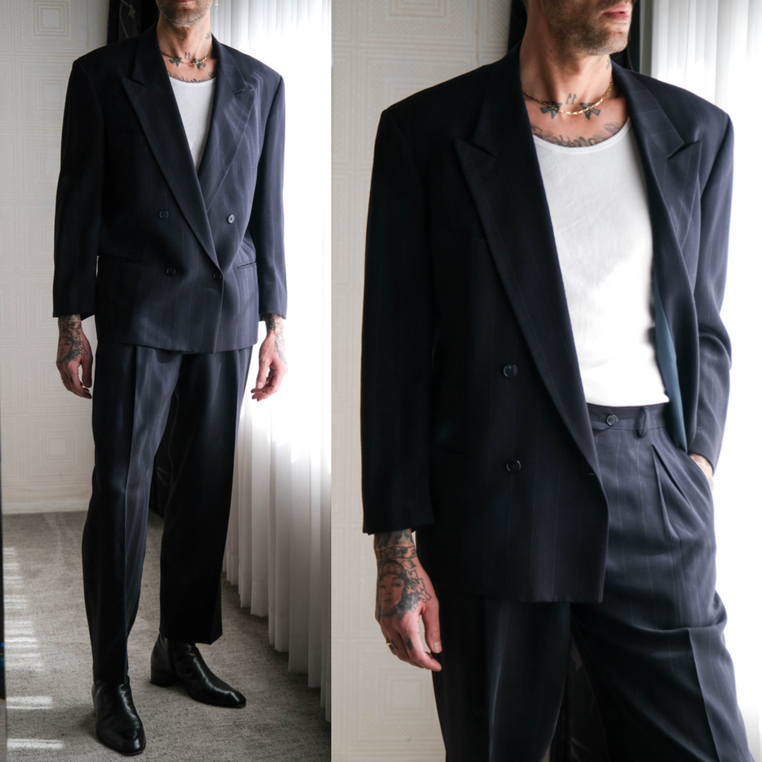 Vintage armani men's suits 2025