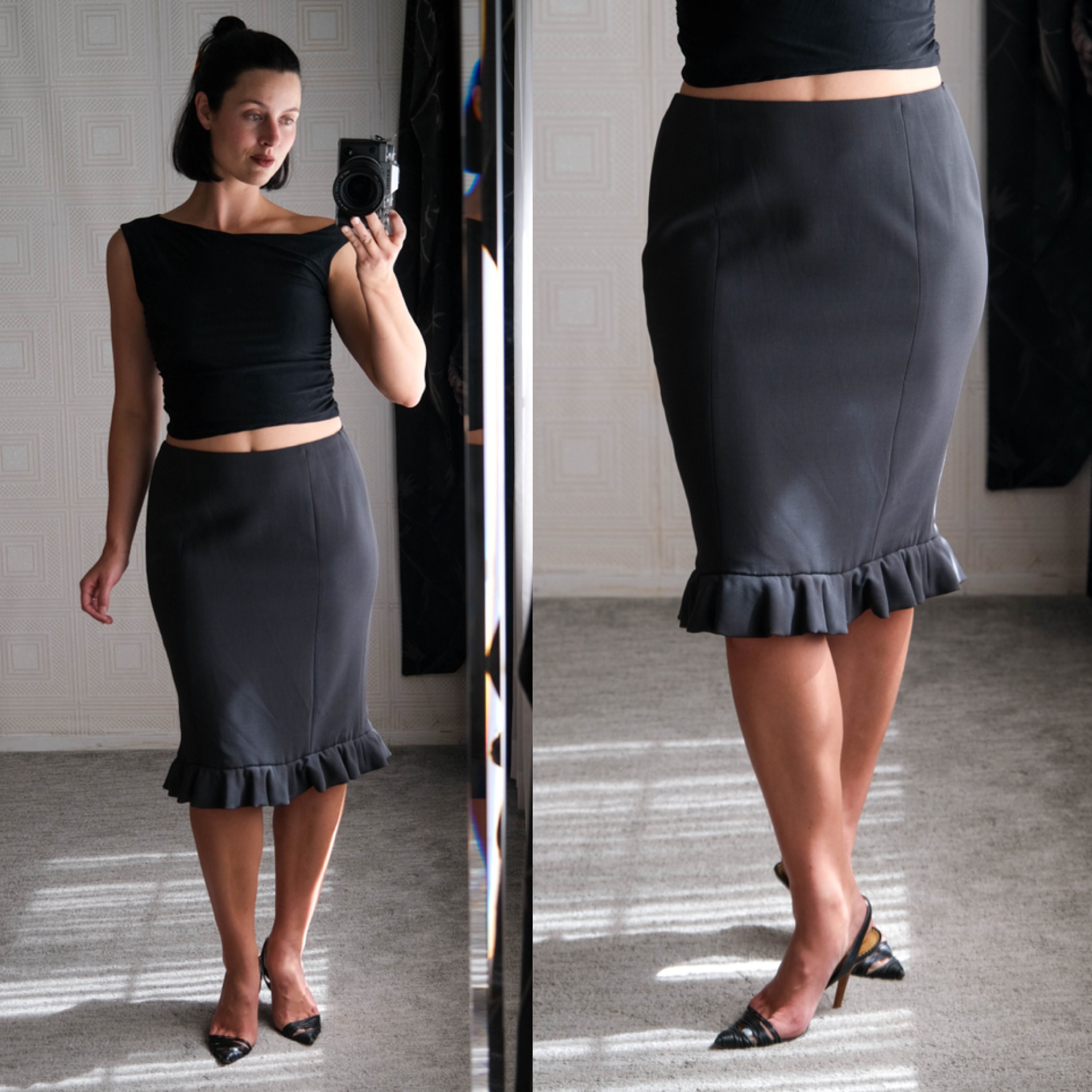 Vintage Prada Skirt - Etsy Vintage Prada Skirt - Etsy