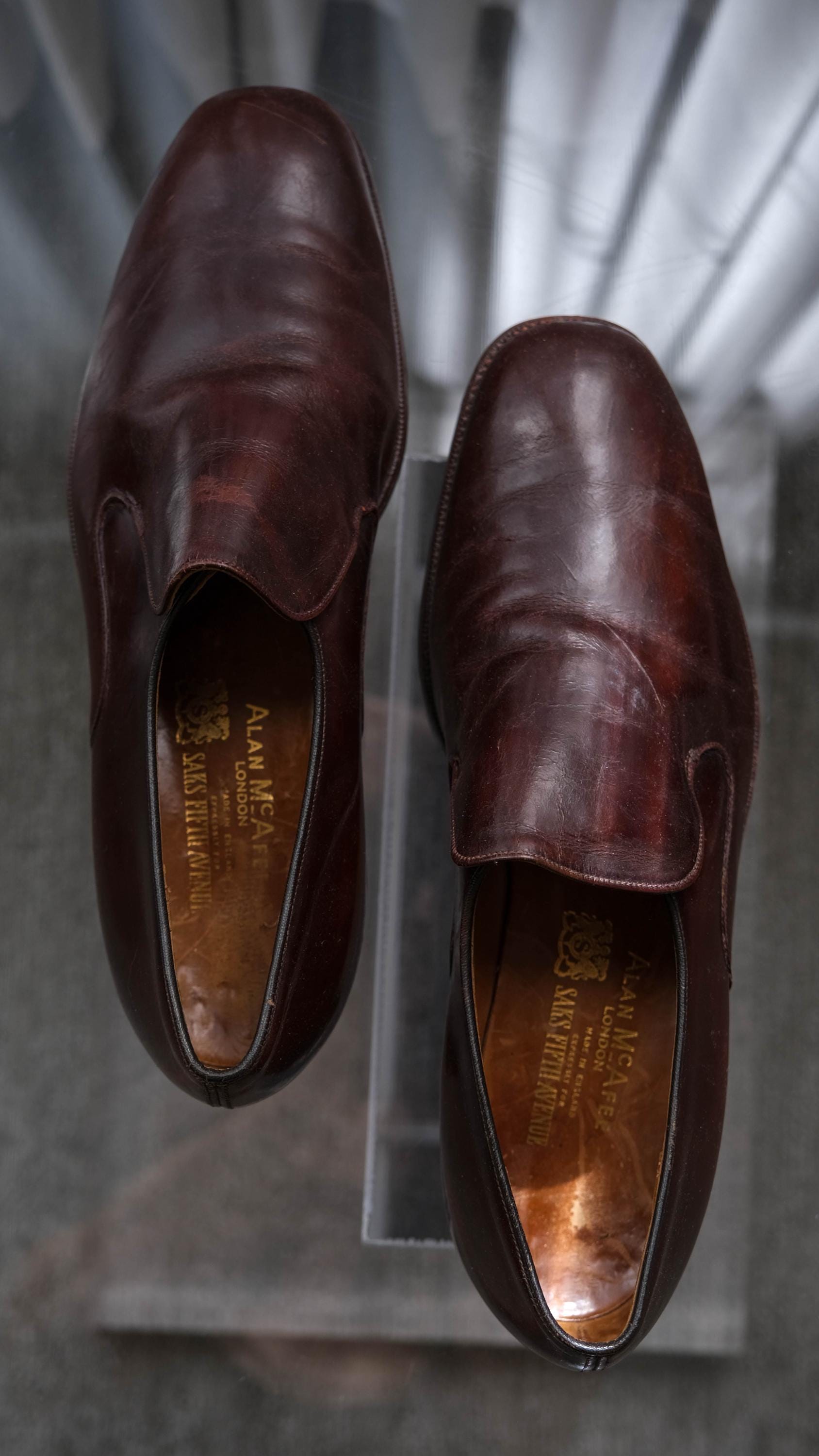 ヴィンテージ 60年代 ALAN McAFEE Saks Fifth Avenue オックスブラッド 