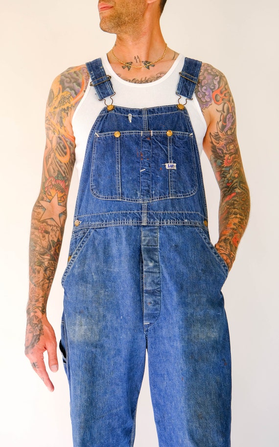 Vintage 40s 50s LEE Jelt Denim Sanforized Distres… - image 4