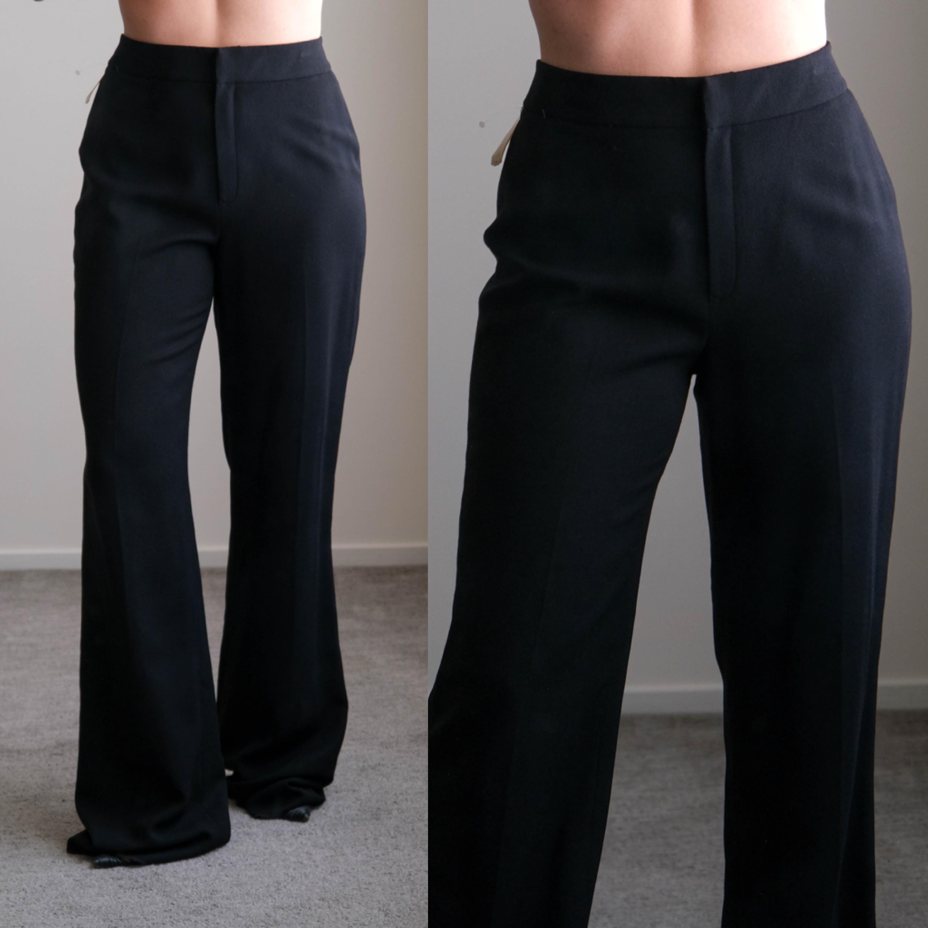 Rare miu miu Miu Miu Color Block Striped Flare Slacks