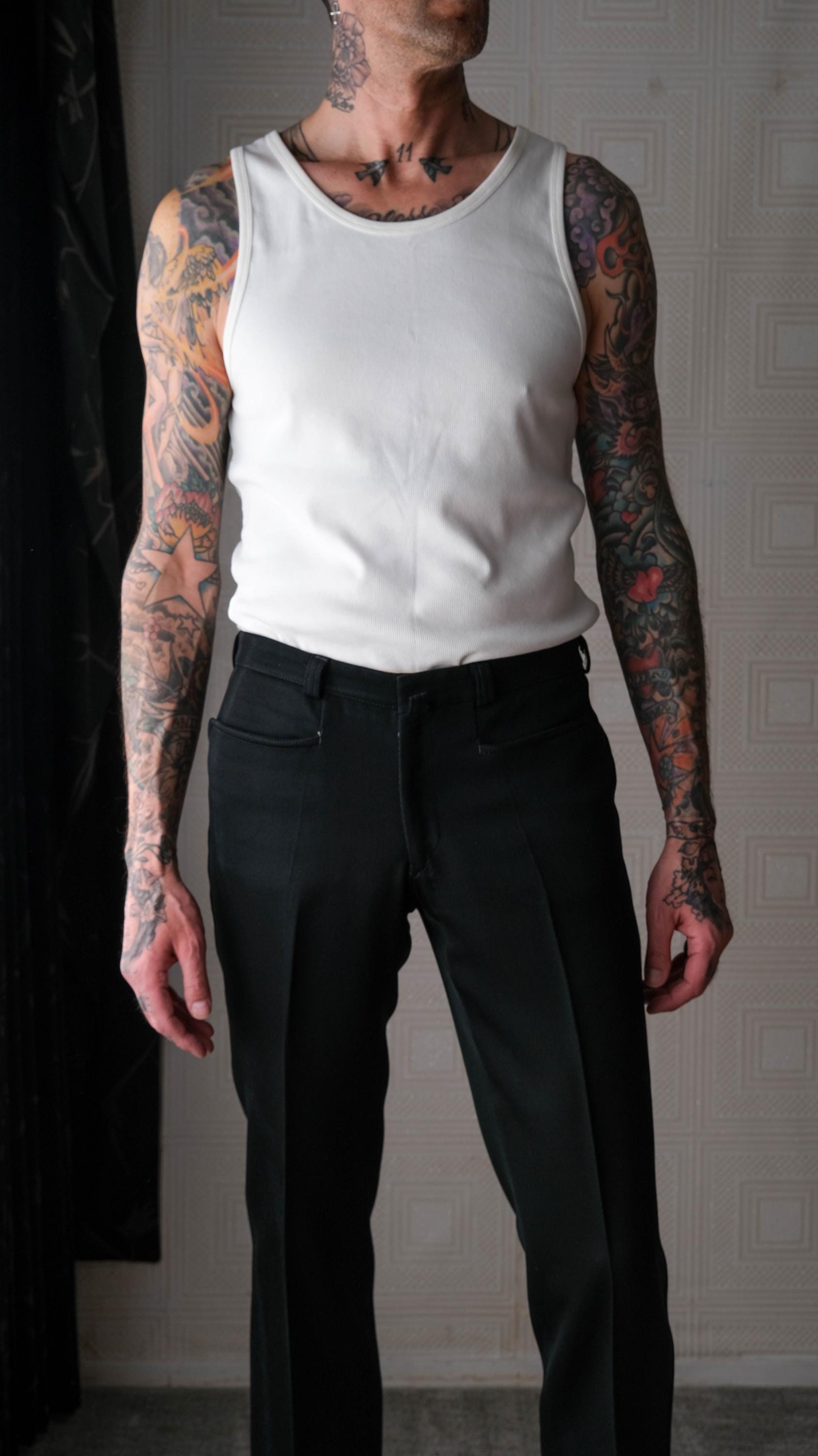 Vintage 20s Formbestandig German Gabardine Pants W/ Round Talon