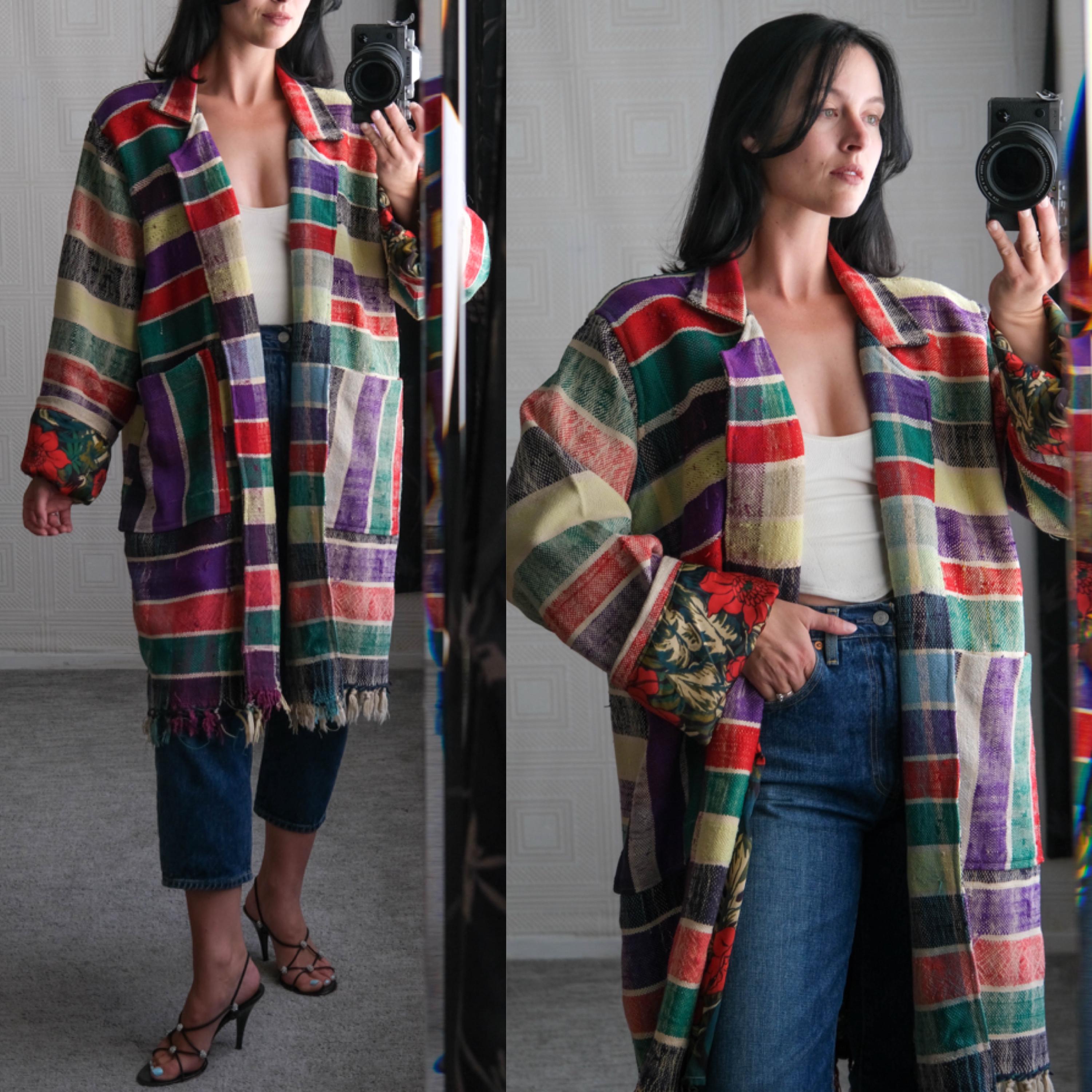 ジャケット・アウター 80s 90s ARMANDO CALO linen safari jacket Armando Coat - Etsy Canada