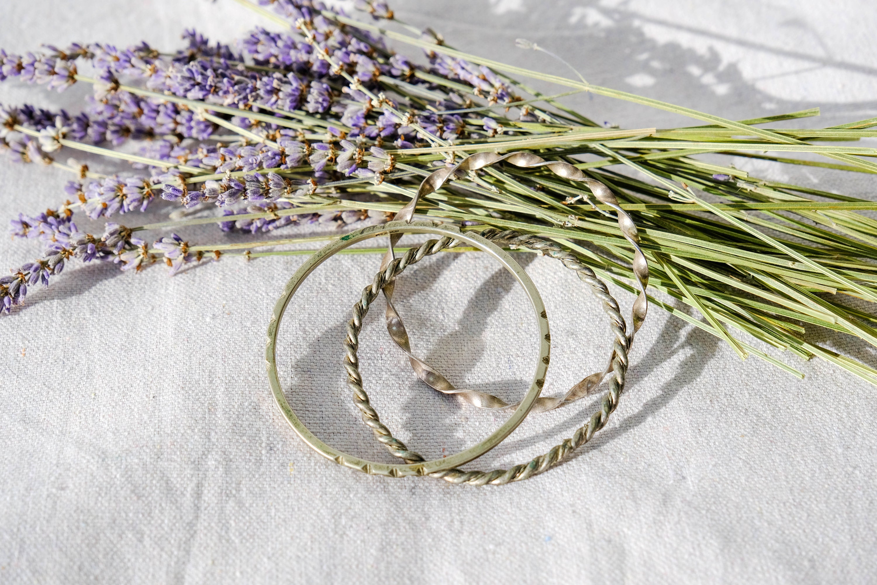 アクセサリー VT navajo bangle vintage Vintage 60s Sterling Silver Navajo Style Bangle Cuff Bracelet Set