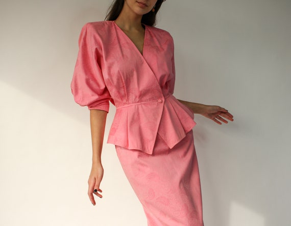 Vintage 70s 80s UNGARO Parallele Paris Light Pink
