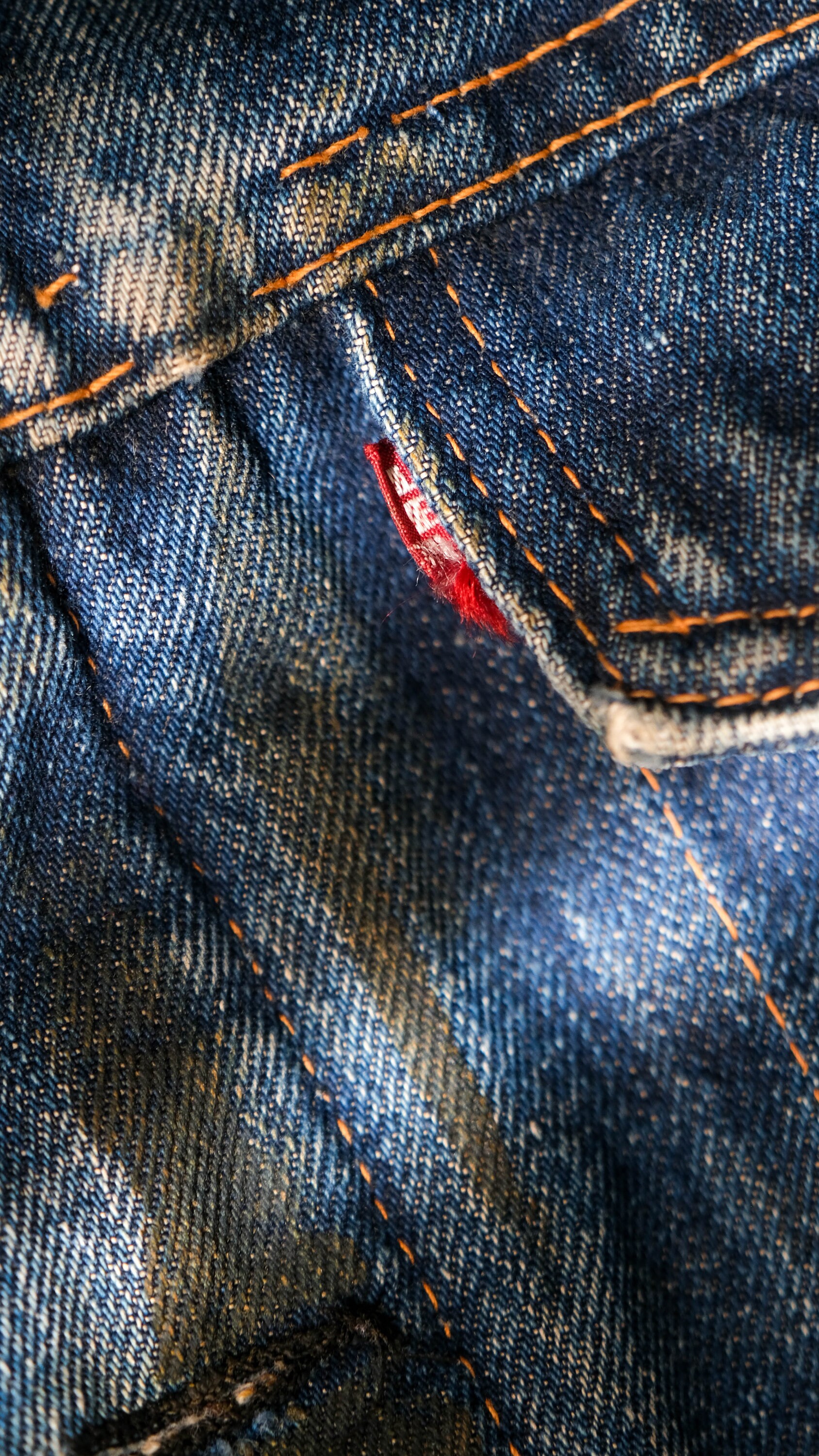 Vintage 60s LEVIS BIG E Destroyed Indigo Blanket Lined Type Vintage 60s LEVIS BIG E Destroyed Indigo Blanket Lined Type