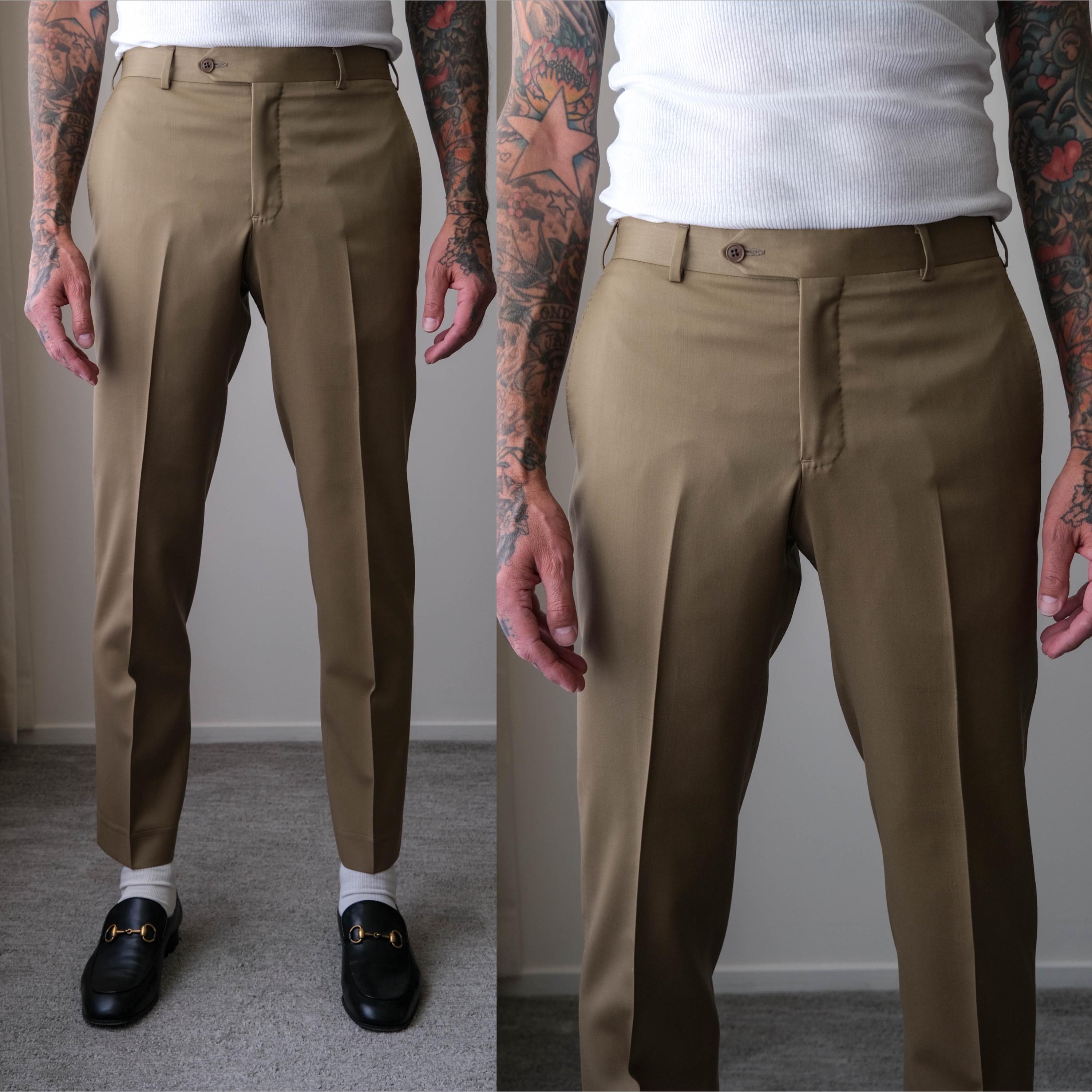 1980s Wool Gabardine Pants - Etsy