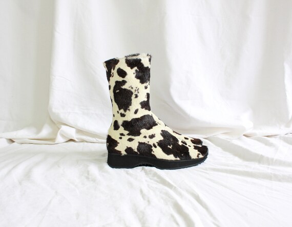 cowhide boots