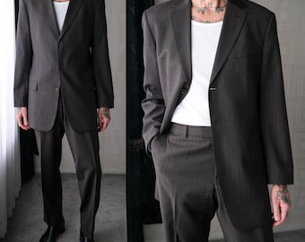 Vintage 90s GIORGIO ARMANI A Milano Borgonuovo 21 Charcoal Vintage 90s GIORGIO ARMANI A Milano Borgonuovo 21 Charcoal