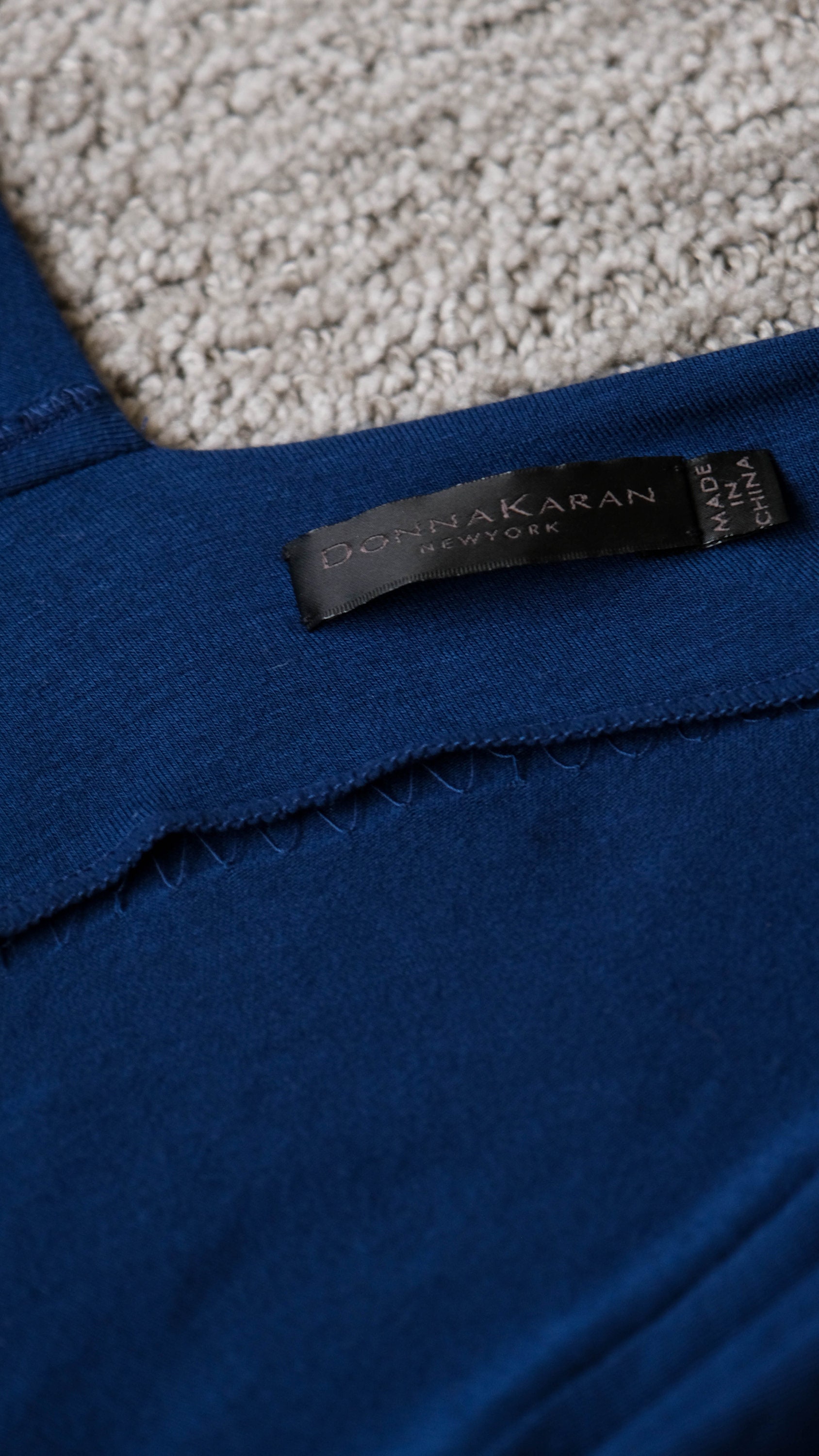 Donna karan blue dress sale