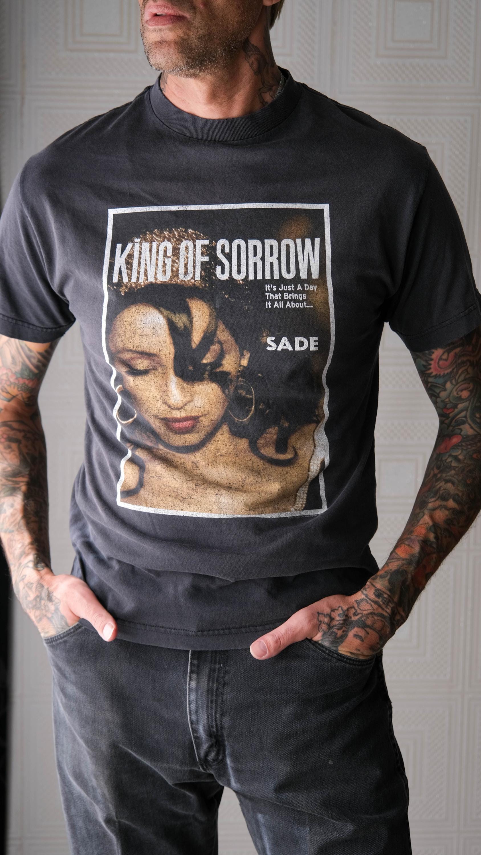 Vintage SADE 2001 King of Sorrow Alstyle Double Stitch Black