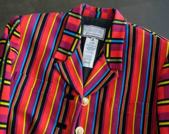 VERSACE ヴェルサーチ ジャケット ブルゾン ペイズリー ヒョウ柄