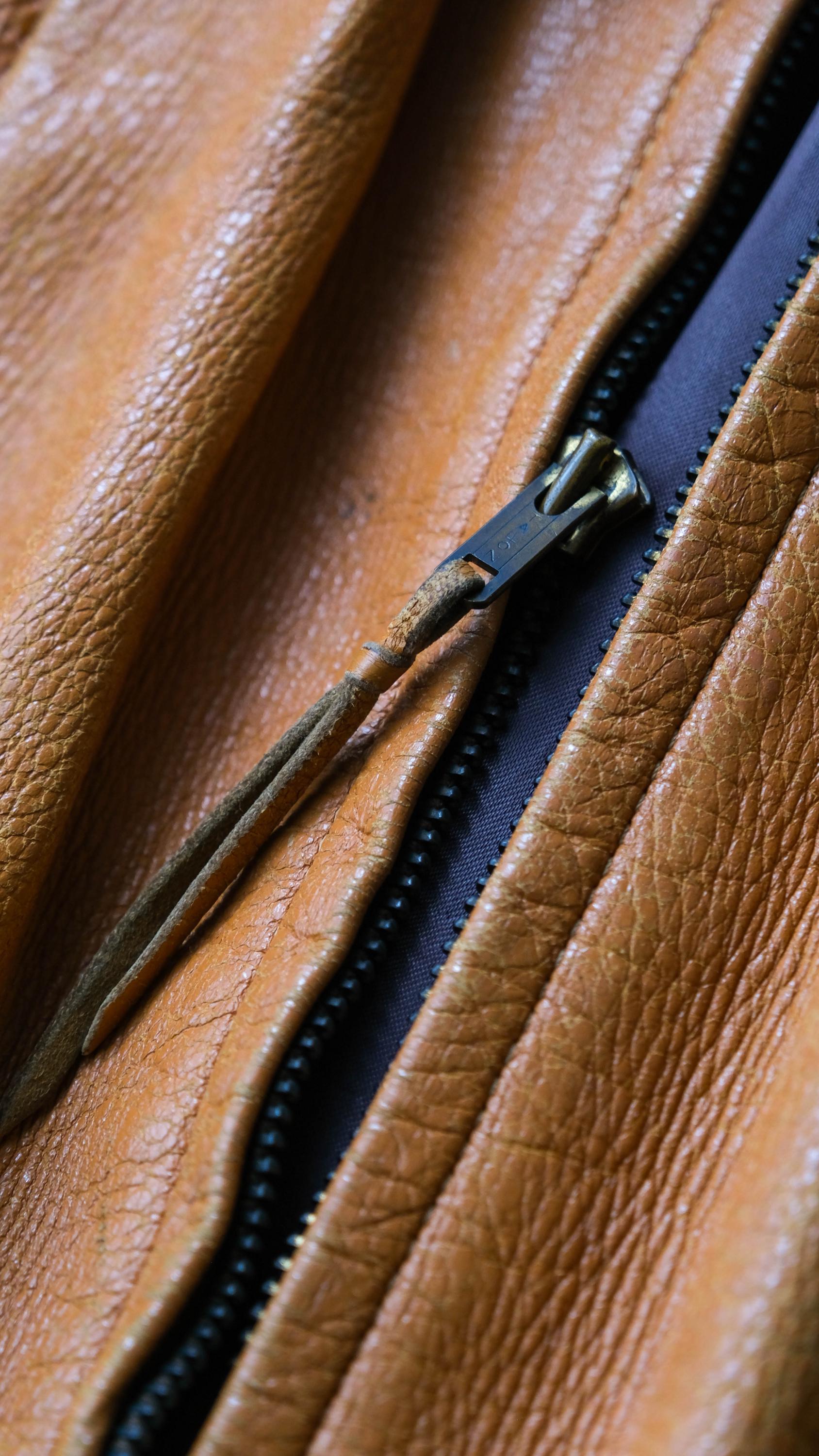 ヴィンテージ 40年代 W.B. Place & Co. タンディアスキンレザー