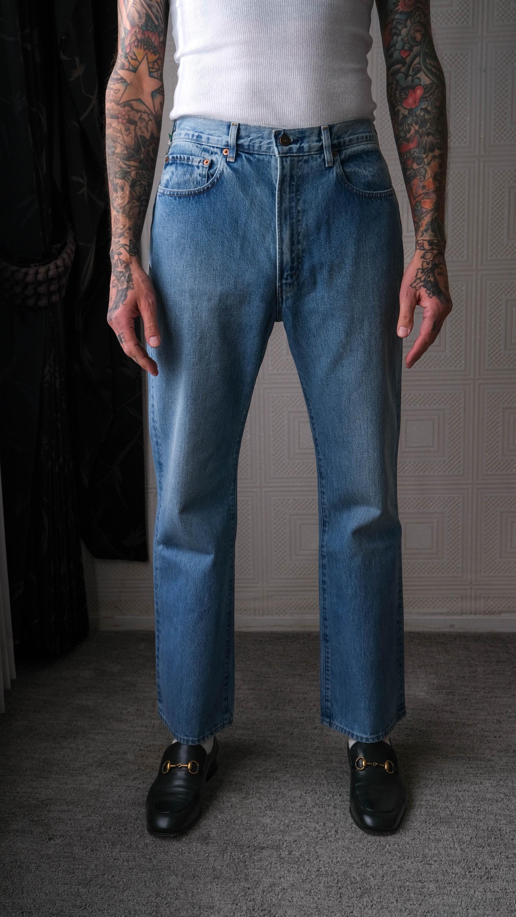 Vintage LEVIS LVC 1970s 517 Project Survival Medium Light Wash