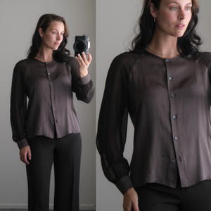 Giorgio Armani Silk Blouse - Etsy