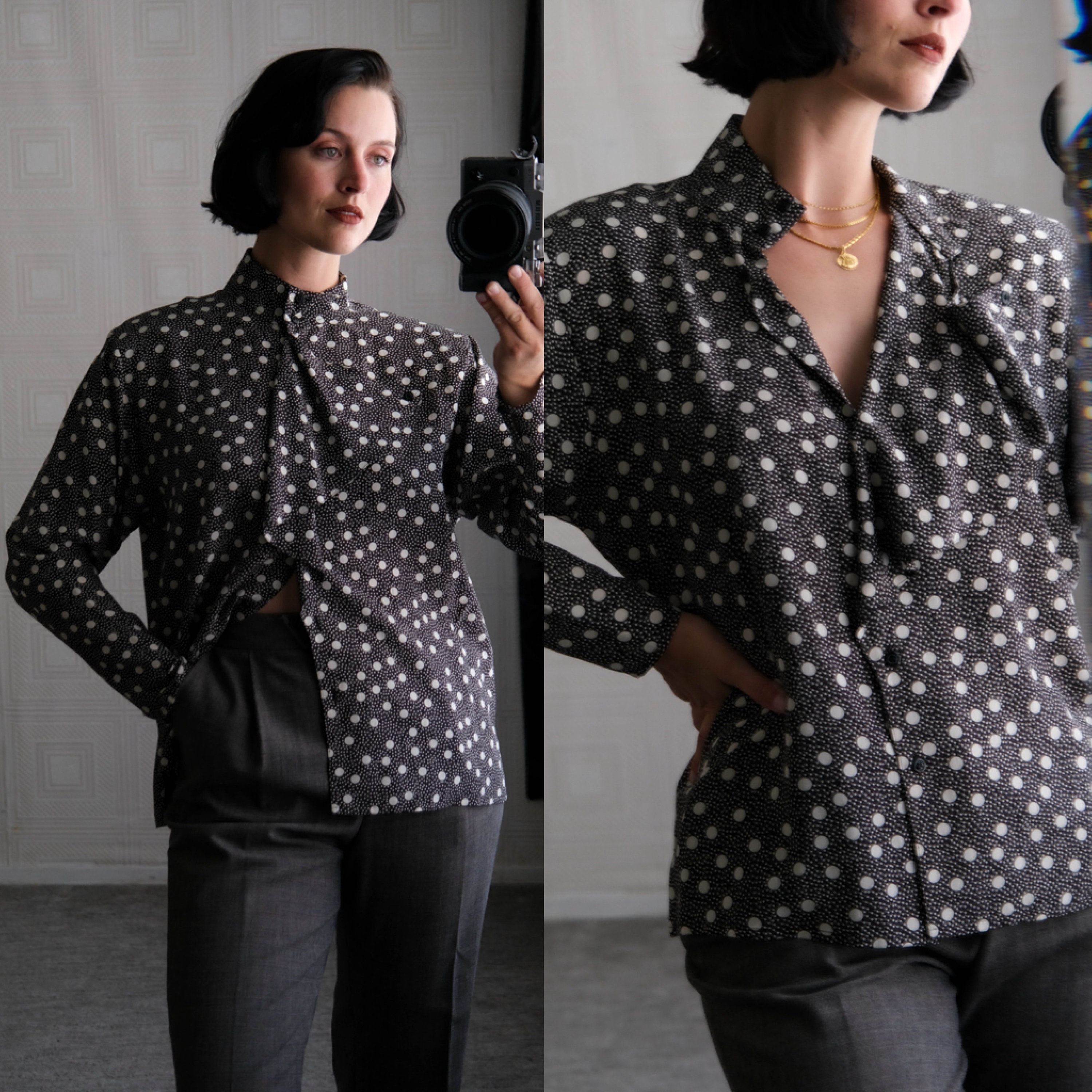 Celine Silk Blouse - Etsy