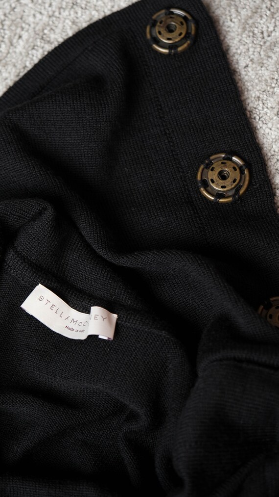 STELLA McCARTNEY Black Cowl Neck Pullover Sweater… - image 9
