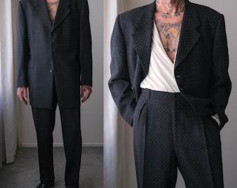Vintage 90s GIORGIO ARMANI A Milano Borgonuovo 21 Charcoal