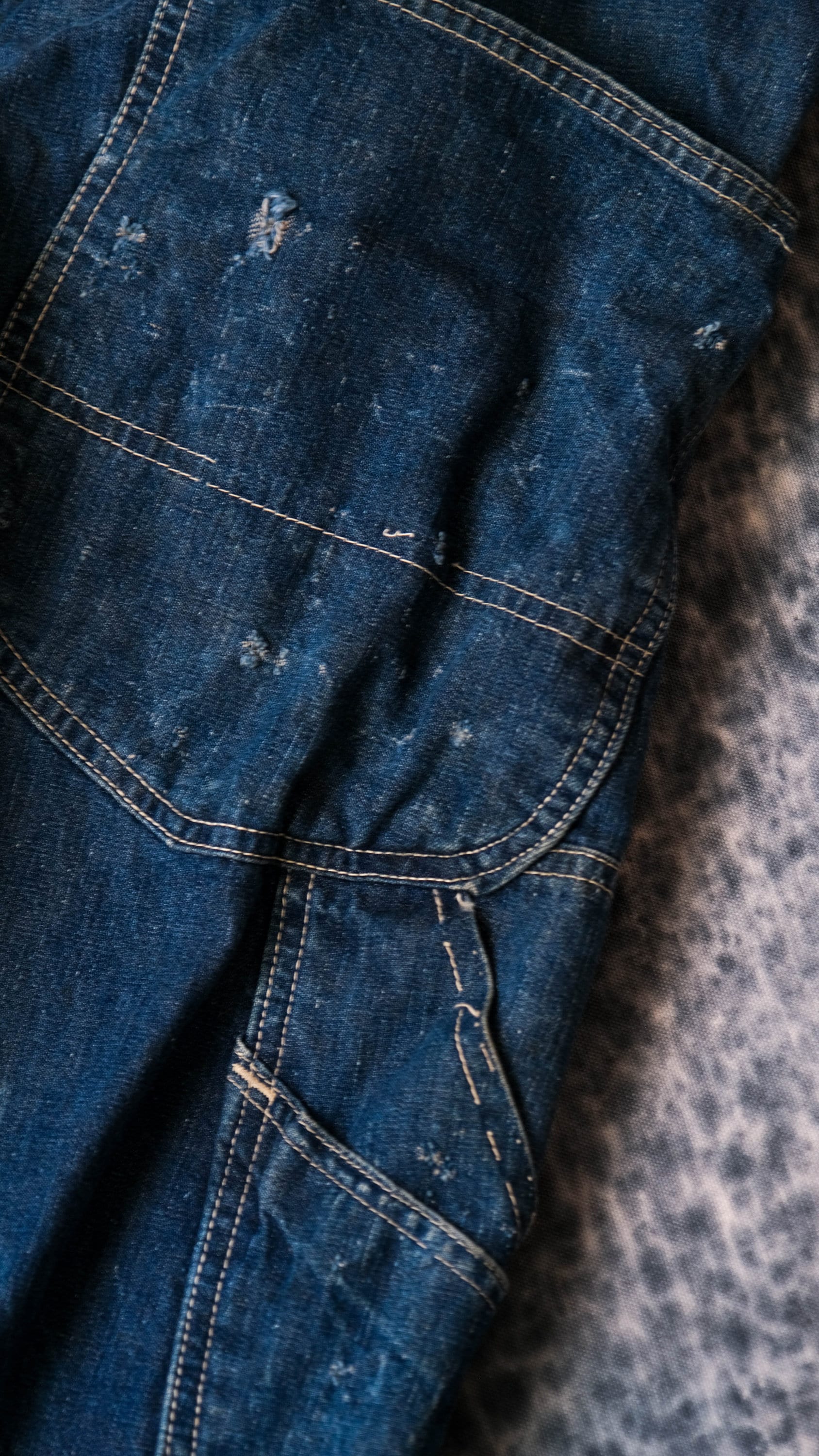 Vintage 40s 50s LEE Jelt Denim Sanforized Distressed Medium Vintage 40s 50s LEE Jelt Denim Sanforized Distressed Medium