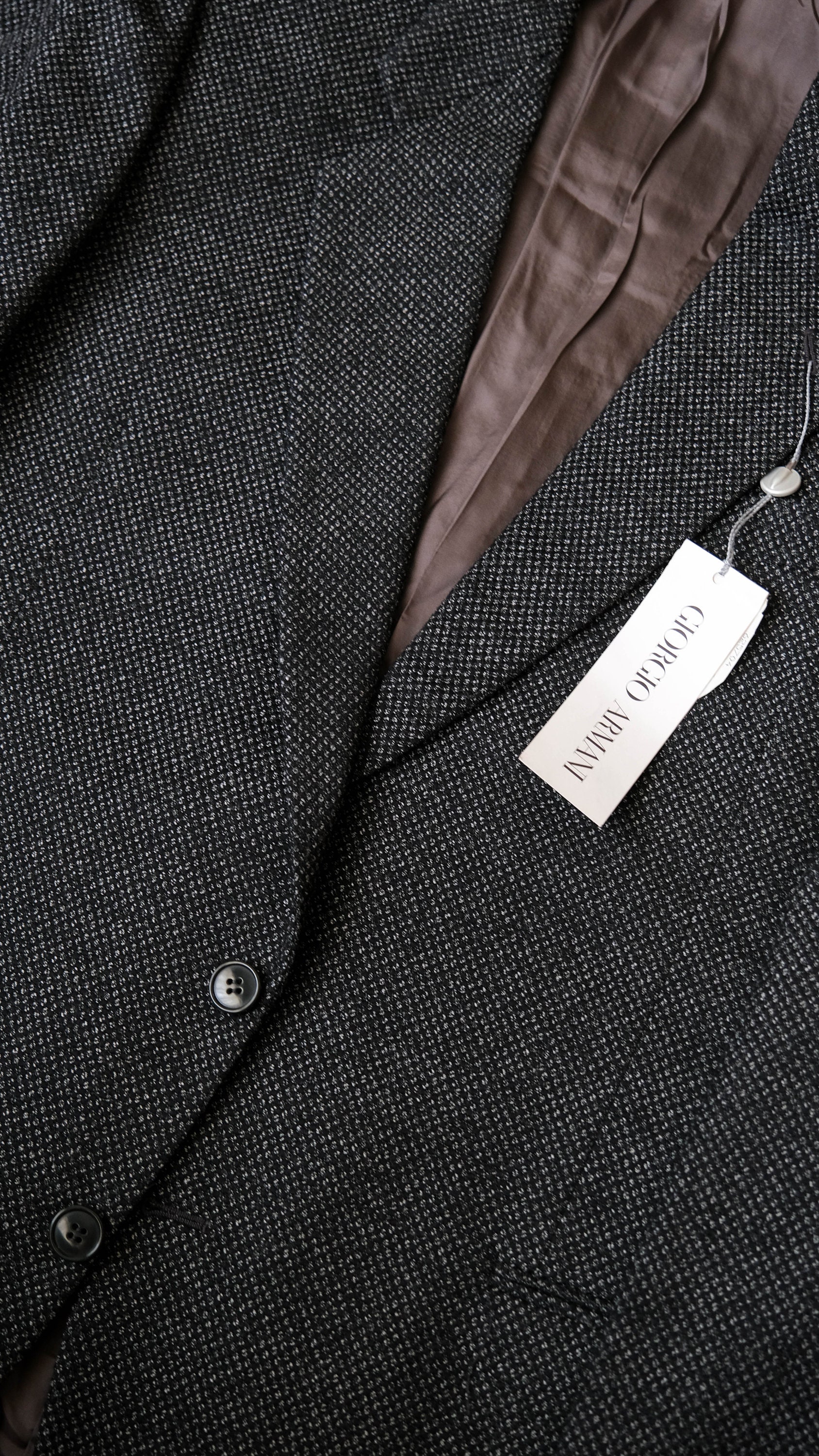 Soho Line single-breasted suit in virgin wool and silk | GIORGIO ARMANI Man